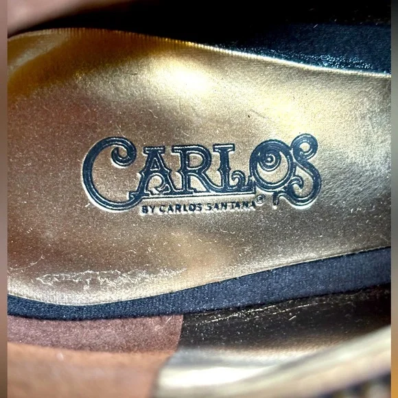 CARLOS LEOPARD COW HIDE ZIPPER HEEL - Picture 6 of 7